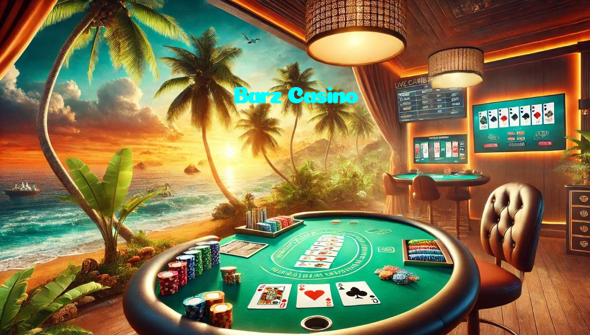 Barz Casino casino presented on mobile device in Pakistan with slots and live games